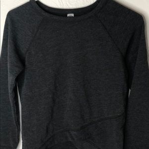 Grey crew neck